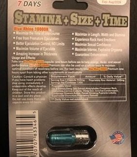Rhino: Blue Rhino 10000K Single Capsule