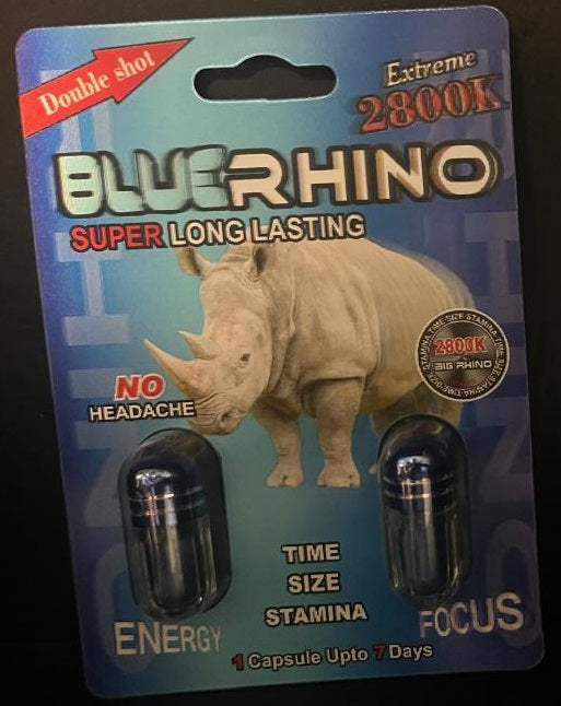 Rhino: Blue Rhino Recharged Extreme 2800K Double Capsule