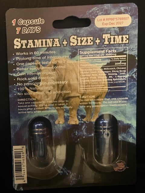 Rhino: Blue Rhino Recharged Extreme 2800K Double Capsule