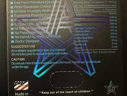 Blue Star 120/60 Male Enhancement