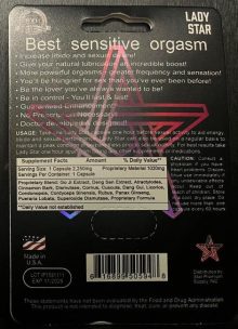 Lady Star 120/60 Female Enhancement