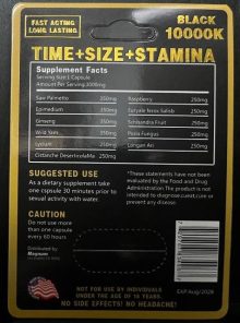 Magnum: Black 10000K Male Enhancement