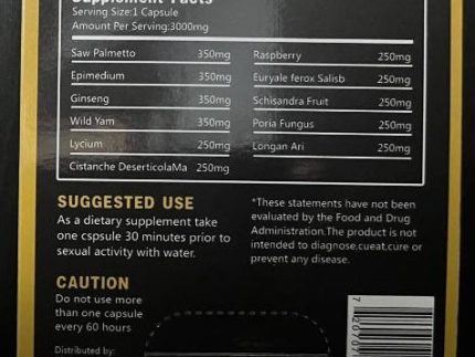 Magnum: Black 10000K Male Enhancement