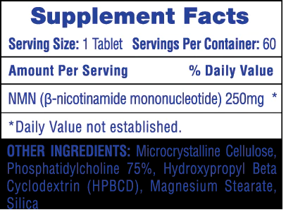 Hi-Tech: NMN, 60 Tablets