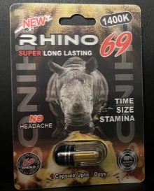 Rhino 69 1400K Male Enhancement