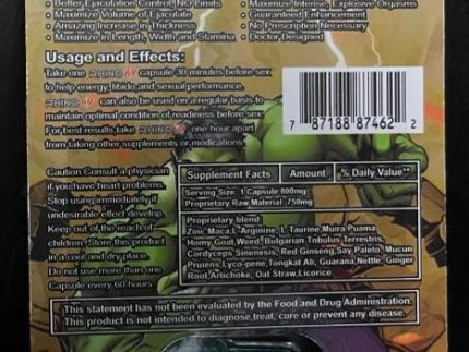 Rhino 69 30000K Hulk Cover Male Enhancement
