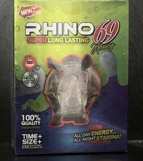 Rhino 69 Super Long Lasting Honey 12 Count Green Box