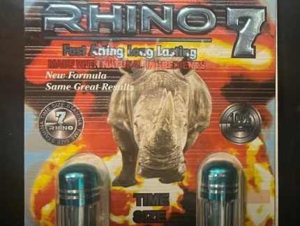 Rhino 7 Platinum 8000K Plus Double Capsule