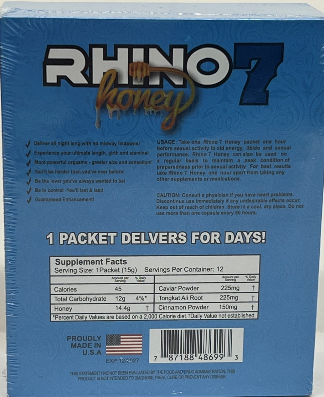 Rhino 7 Honey Male Enhancement
