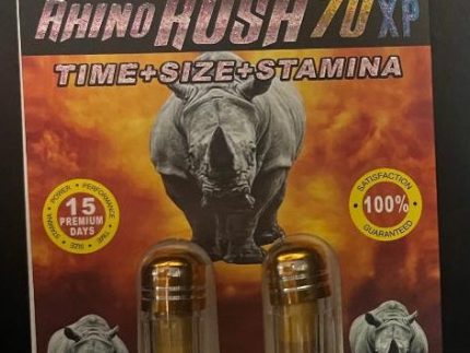 Rhino Rush 70XP 13500 Double Capsule