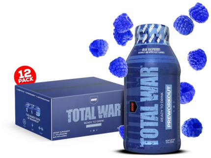 Redcon1: Total War RTD Blue Raspberry. 12 Pack