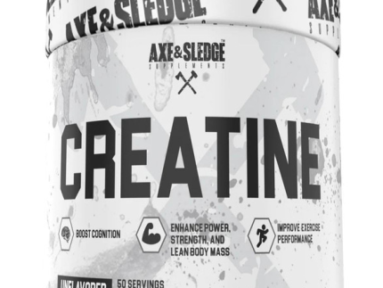 Axe & Sledge: Creatine, 50 Servings