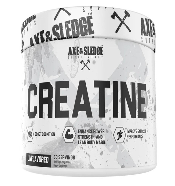 Axe & Sledge: Creatine, 50 Servings
