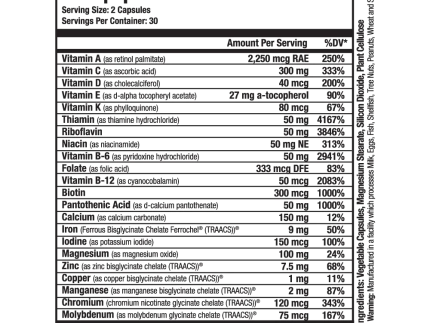 Axe & Sledge: Multi Vitamin, 60 Capsules