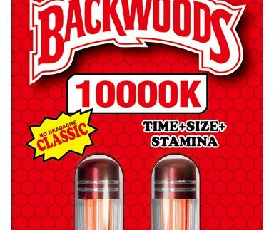 Backwoods 10000K Red Male Enhancement Double Capsule