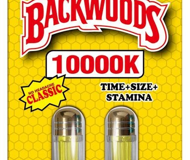 Backwoods 10000K Yellow Male Enhancement Double Capsule