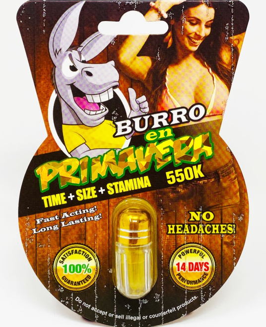 Burro en Primavera 550k Male Enhancement