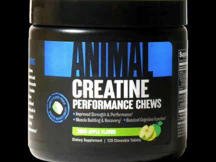 UNIVERSAL: ANIMAL CREATINE PERFORMANCE CHEWS, GREEN APPLE