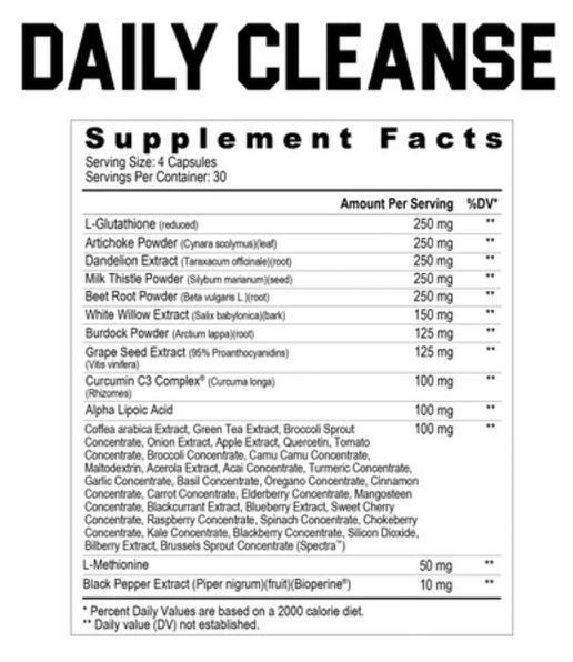 Axe & Sledge: Daily Cleanse, 120 Capsules