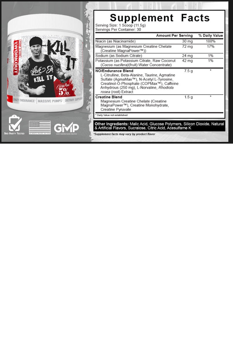 5% Nutrition: KILL IT, 30 servings