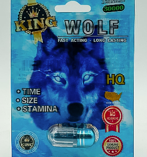 King Wolf: Titanium 30000 Male Ehancement