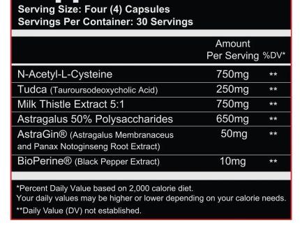 Performance Supplements: Liver + Kidney, 120 Capsules
