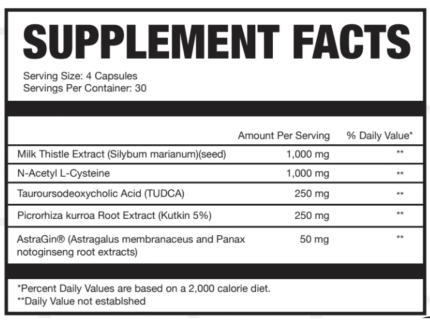 Axe & Sledge: Liver +, 120 Capsules