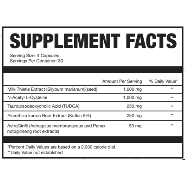 Axe & Sledge: Liver +, 120 Capsules