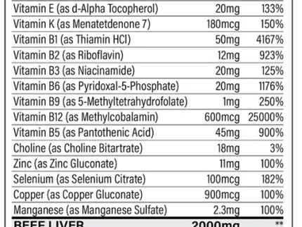Black Magic: Nine Lives Beef Liver+ Vitamins