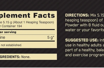 Optimum: Glutamine Powder, 1 kilogram