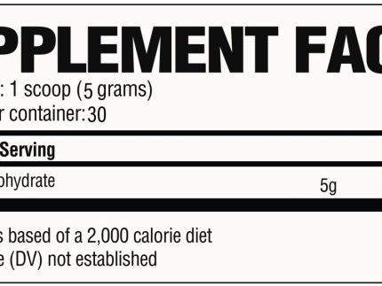 RAW Nutrition: Creatine Monohydrate, 30 Servings