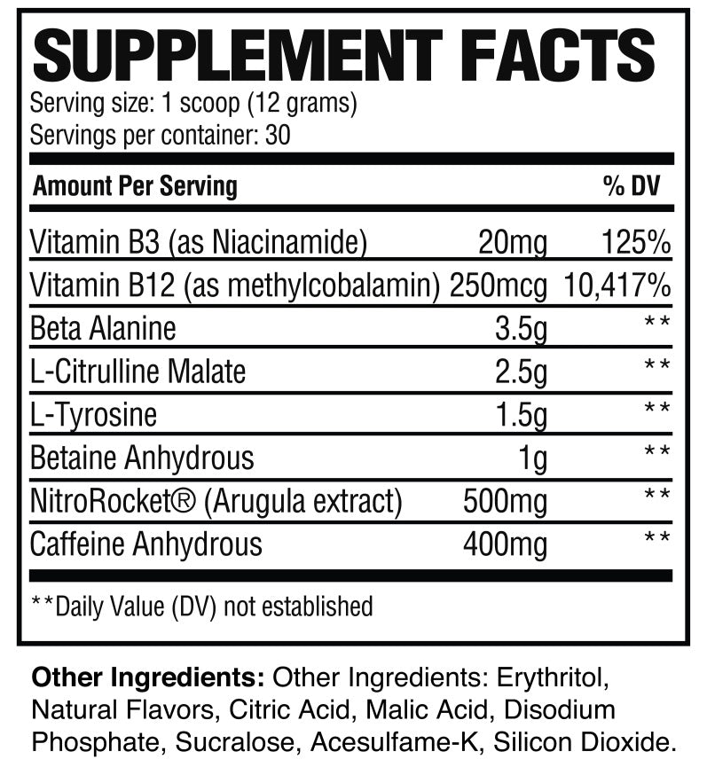 RAW Nutrition: Pump Non-Stim
