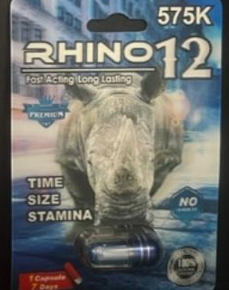 Rhino: 12 575k Male Enhancement