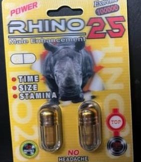 Rhino 25 Extreme 100000 Male Enhancement
