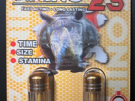 Rhino: 25 Titanium 10000k Male Enhancement