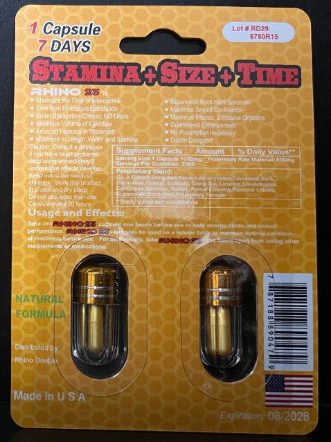 Rhino: 25 Titanium 10000k Male Enhancement