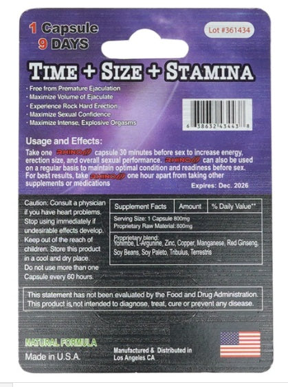 Rhino 69 Power 300k Plus Male Enhancement