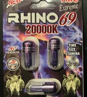 Rhino 69 Trio Extreme 20000K Male Enhancement