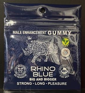 Rhino: Blue Grape Gummy, Male Enhancement