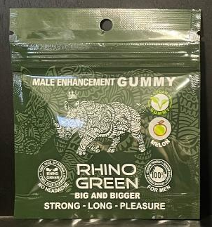 Rhino: Green Apple Gummy, Male Enhancement