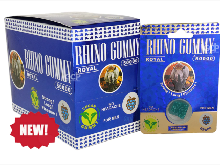Rhino: Royal Gummy 50000 Grape