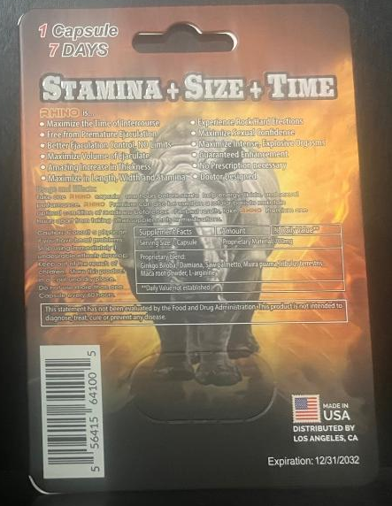 Rhino Platinum 8000 Male Enhancement