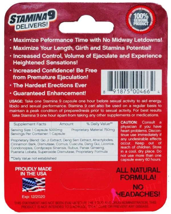 Stamina 9 Male Enhancement