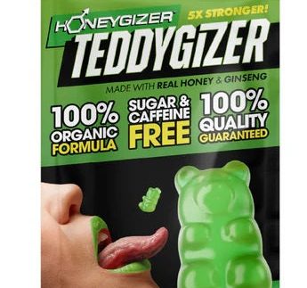 Teddygizer Gummy & Genseng Green Package