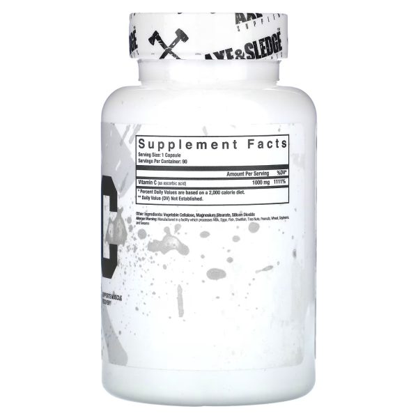 Axe & Sledge: VIT-C, 90 Capsules