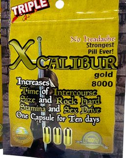 Xcaliber Gold 8000 Male Enhancement Triple