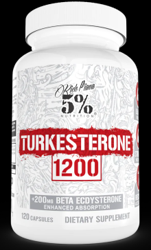 5% Nutrition: Turkesterone 1200, 120 Capsules