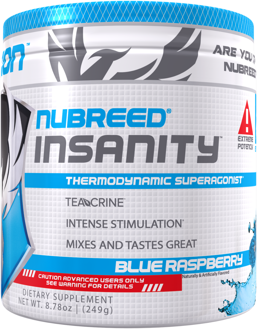 NUBREED NUTRITION: INSANITY POWDER, LEMON DROP
