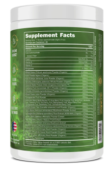 Underground Bio: Panda Supps, Greens 30 Servings