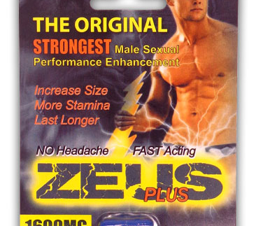 Zeus Plus 1600mg Male Enhancement